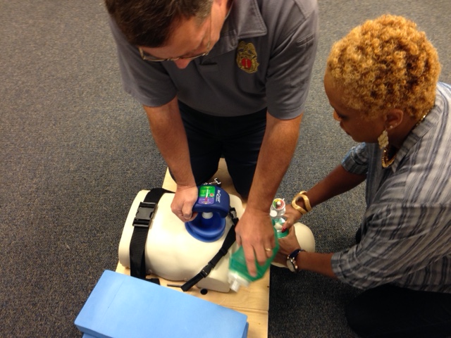 TRAINING WITH NEW DEVICE